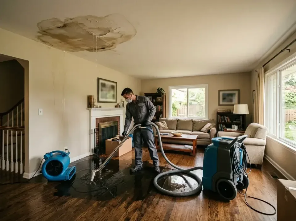 attic-pipe-burst-ceiling-drip-008 — frequently asked questions, Water Damage Restoration & Carpet Care in Uniontown, OH